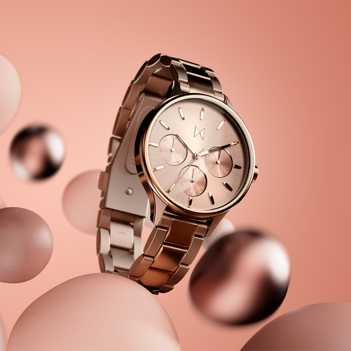 Reina Multi Eye Tide Taupe 34mm