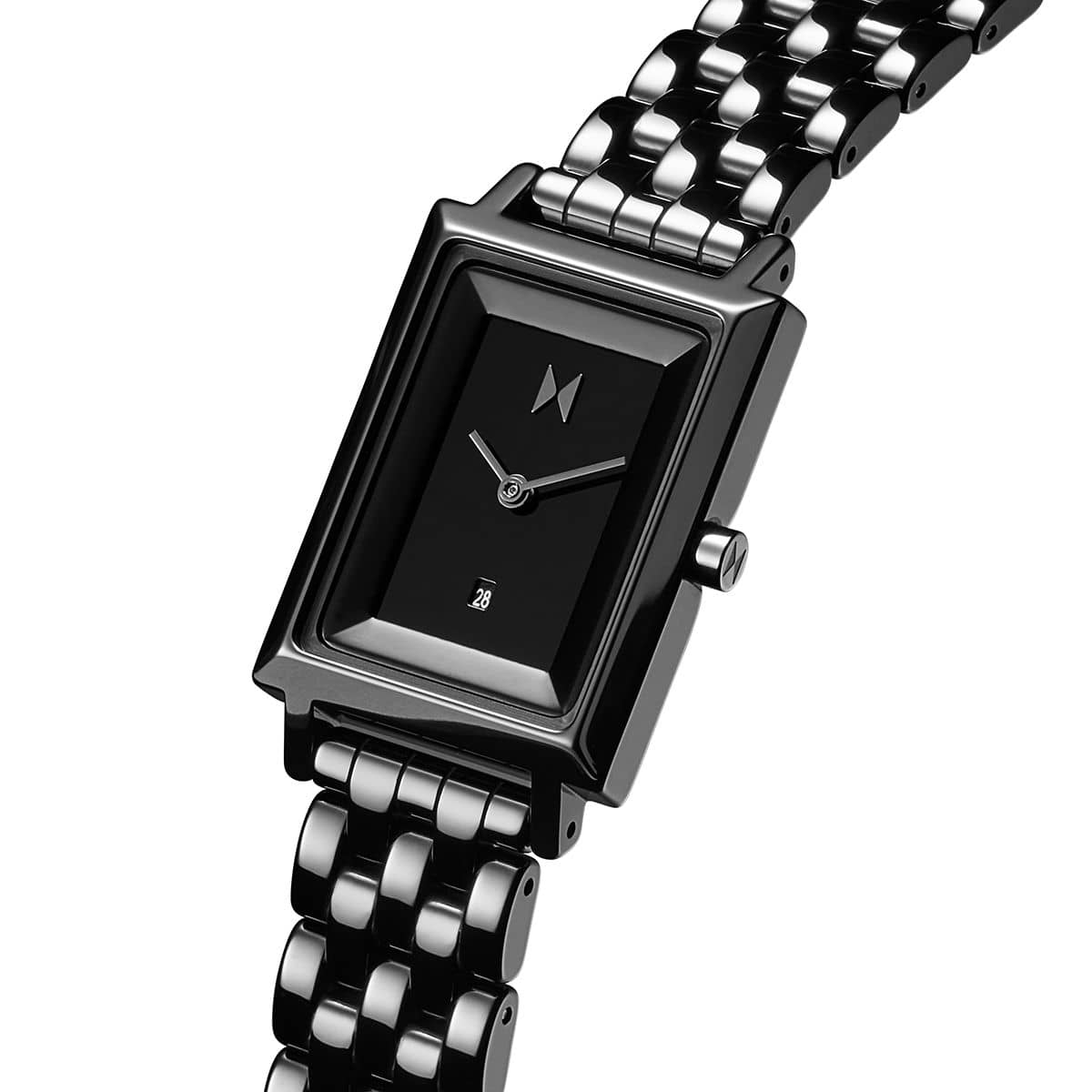 Signature Square Ceramic Gloss Black 26mm