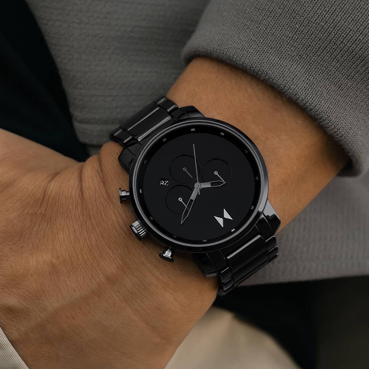 Chrono Ceramic Gloss Black 45mm