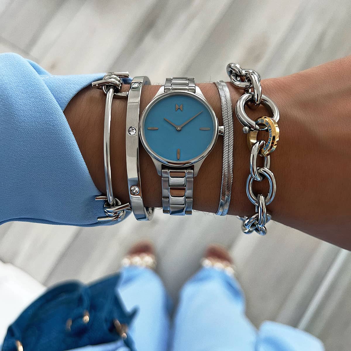 Reina Splash Blue 30mm