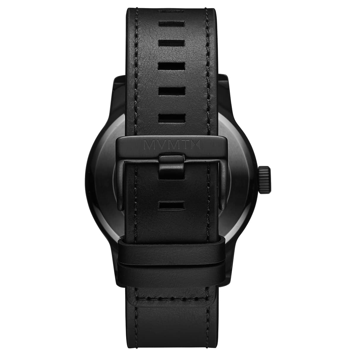 Classic II Jet Black Leather 44mm