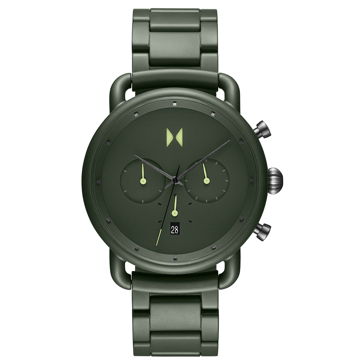 Blacktop Ceramic Men's Watch, 47mm