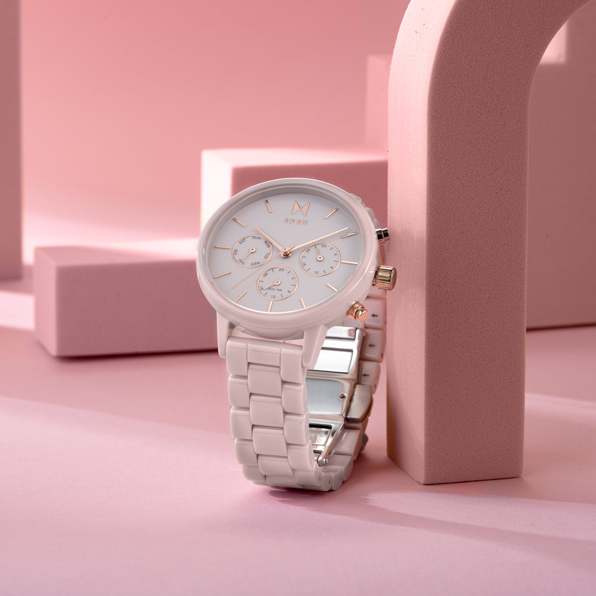 Nova Ceramic Petal Blush 38mm