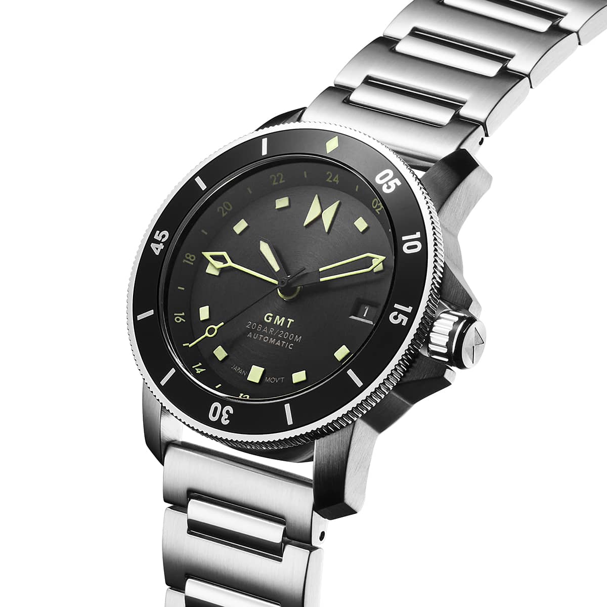 Cali Diver GMT Automatic Skyscape Silver 40mm