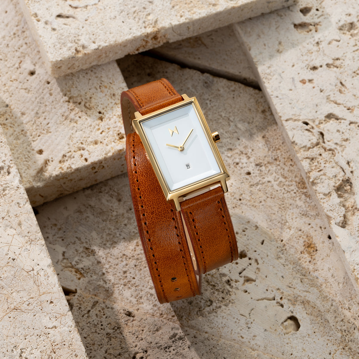 Signature Square Italian Tan 24mm