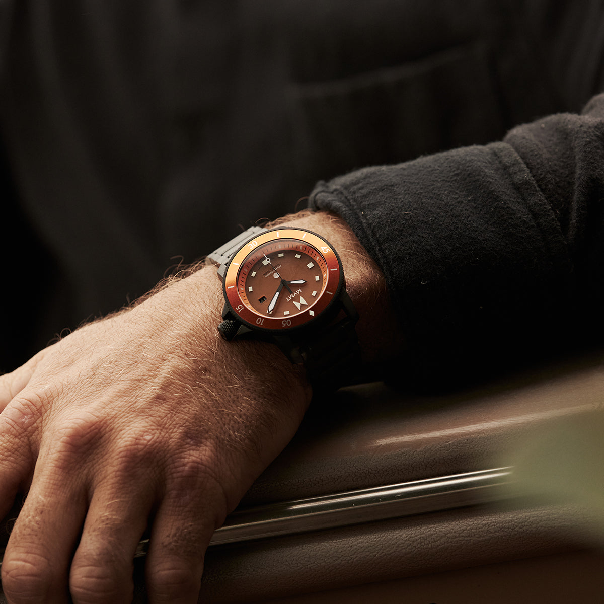 Cali Diver Solar Cyclone Orange 42mm