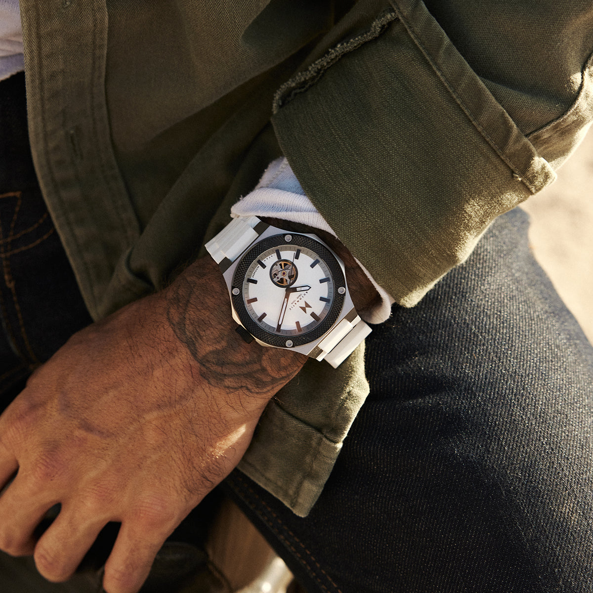 Raptor Automatic Polar White 46.5mm