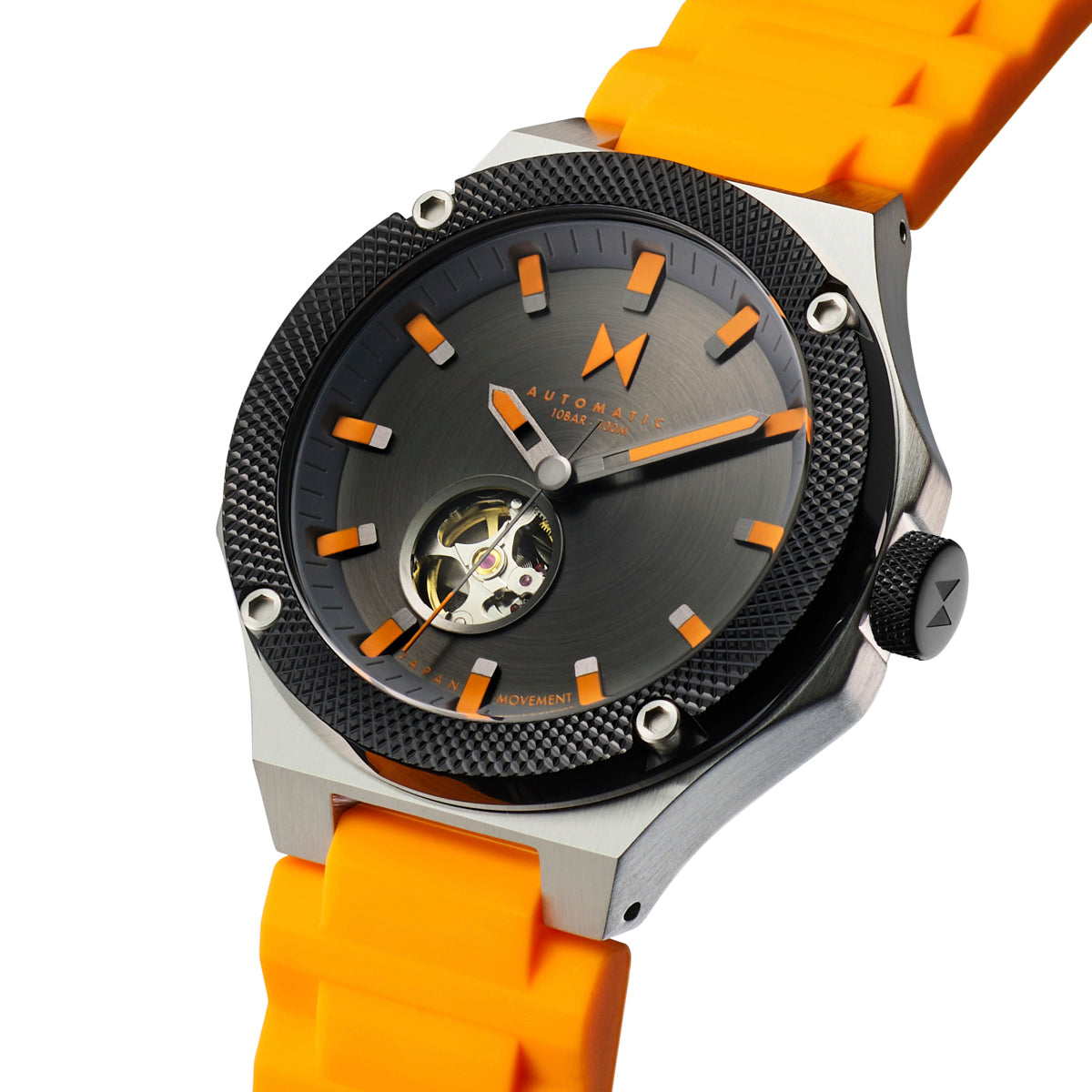 Raptor Automatic Electric Orange 46.5mm