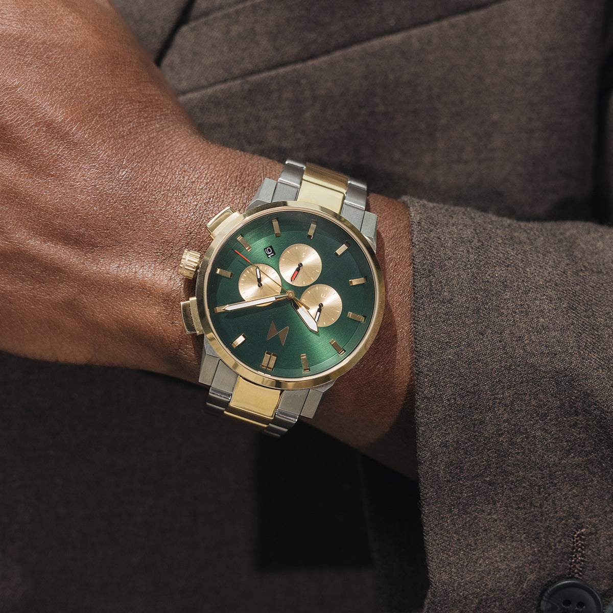 Chrono II Empire Green 45mm