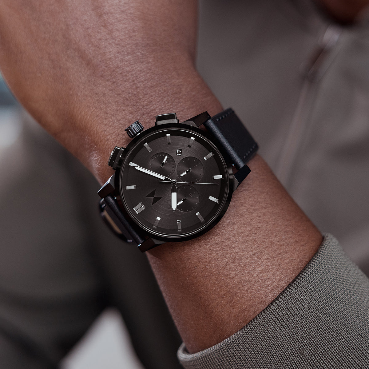 Chrono II Jet Black 45mm
