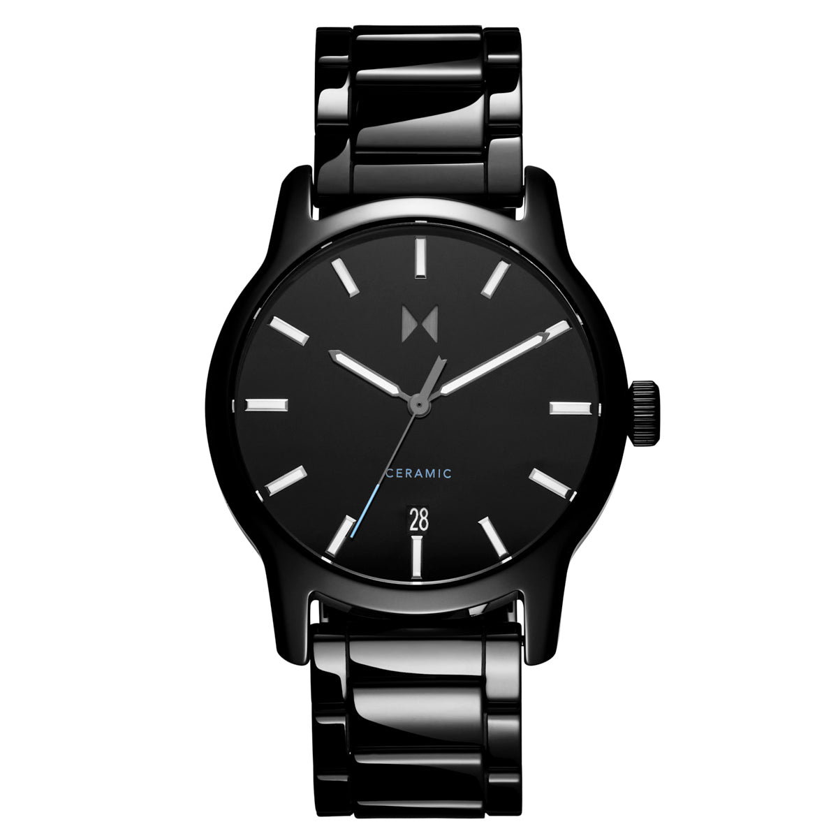 Classic II Ceramic Gloss Black 44mm
