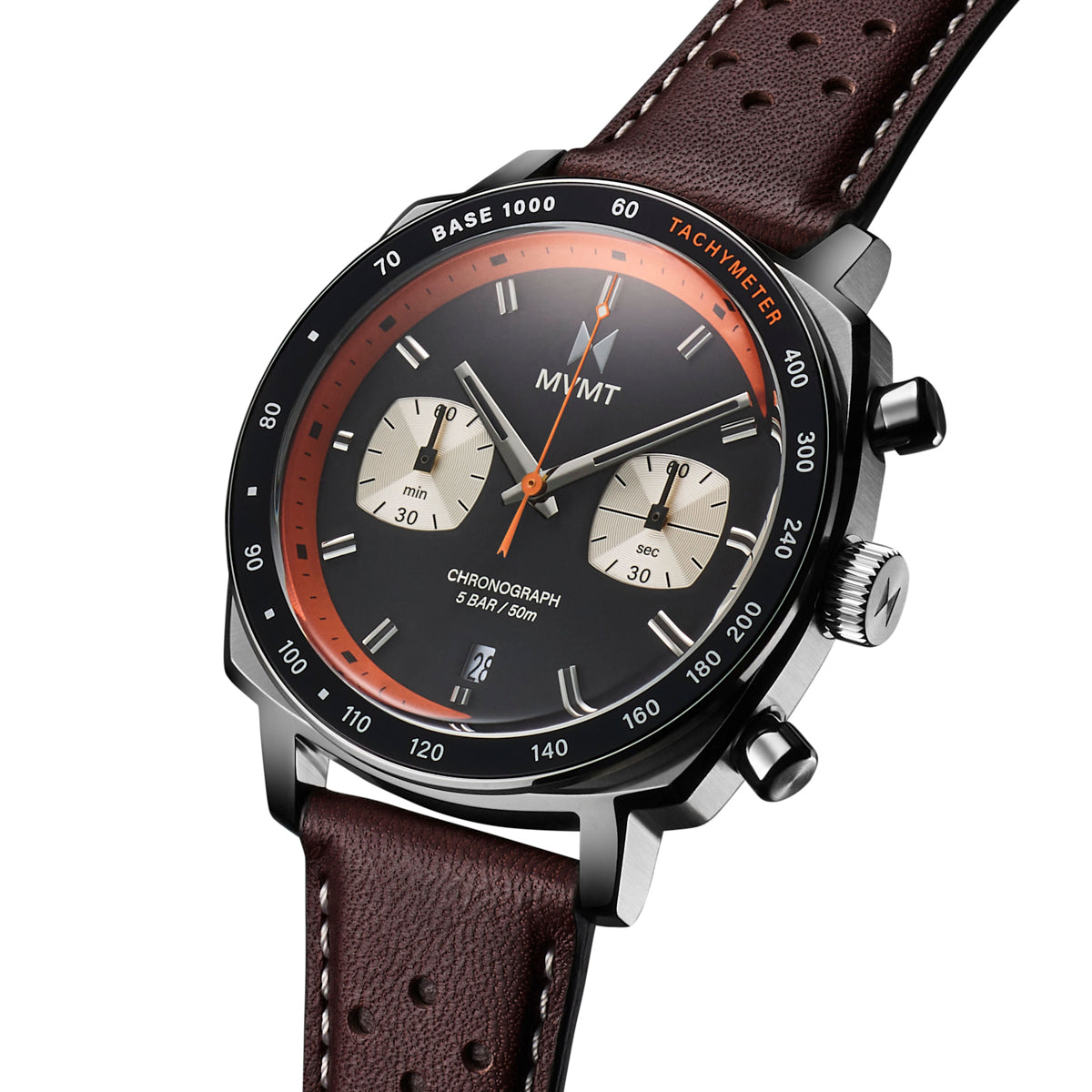 Mulholland Chronograph Sunset Orange 42mm