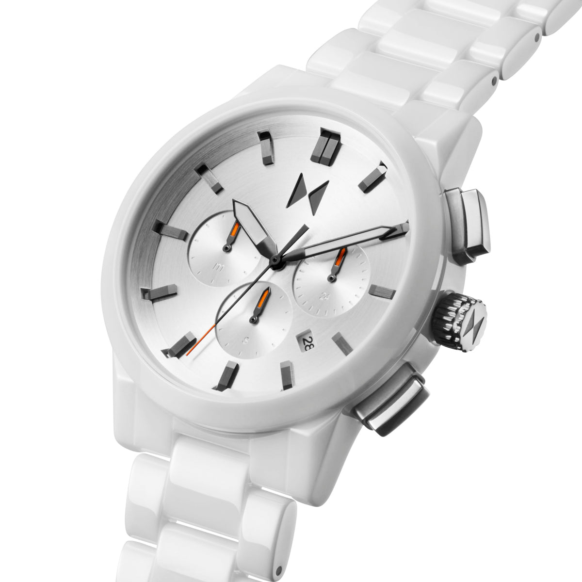 Chrono II Ceramic Gloss White 44mm