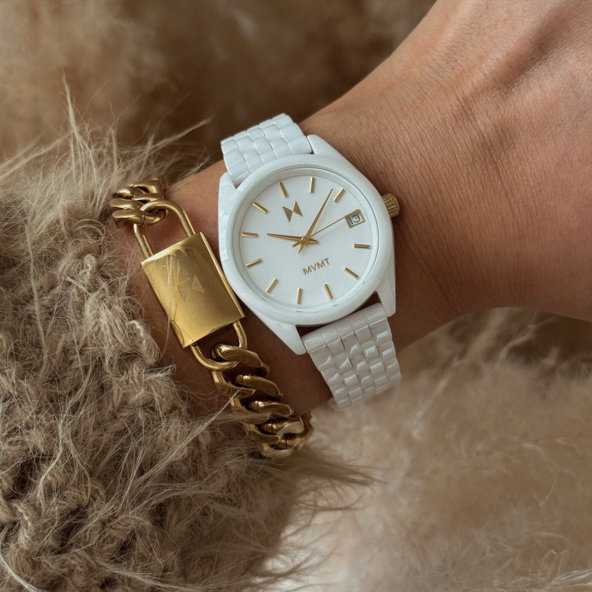Rise Boyfriend Ceramic Gloss White 36mm