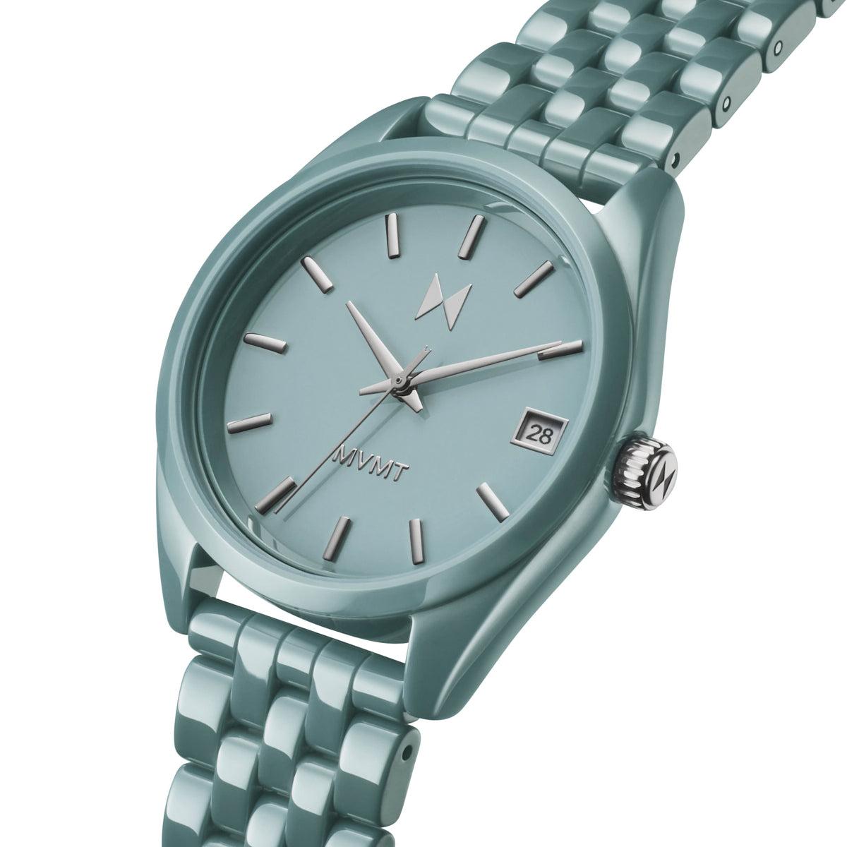 MVMT Rise Boyfriend Celadon Green 36mm