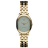 Carmel Oval Seafoam Gold 25mm