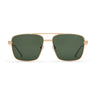 Horizon Square Aviator Sunglasses Gold