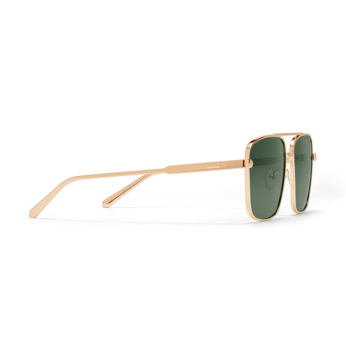 Horizon Square Aviator Sunglasses Gold
