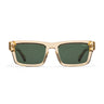 Del Mar Rectangle Sunglasses Transparent Champagne