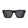 Vista Square Sunglasses Black Frame Grey Lenses