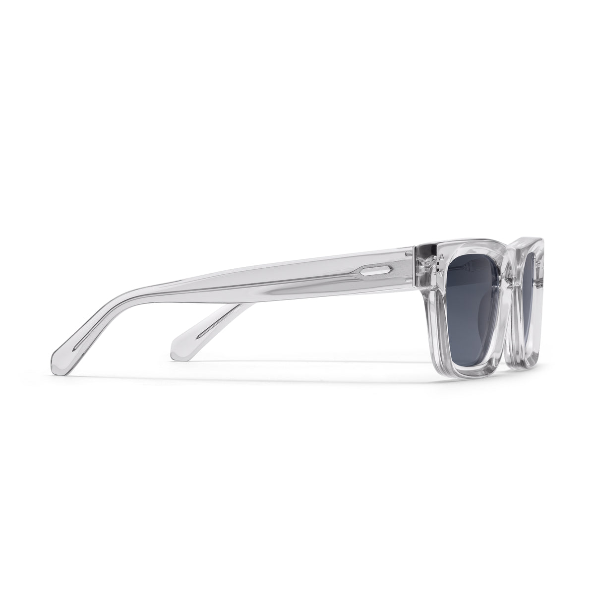 Vista Square Sunglasses Transparent Grey