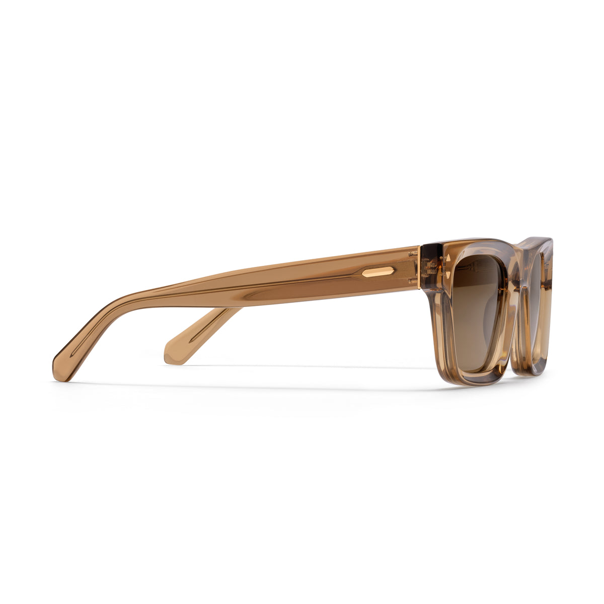 Vista Square Sunglasses Transparent Brown