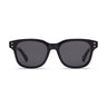 Malibu Round Sunglasses Black Frame Grey Lenses