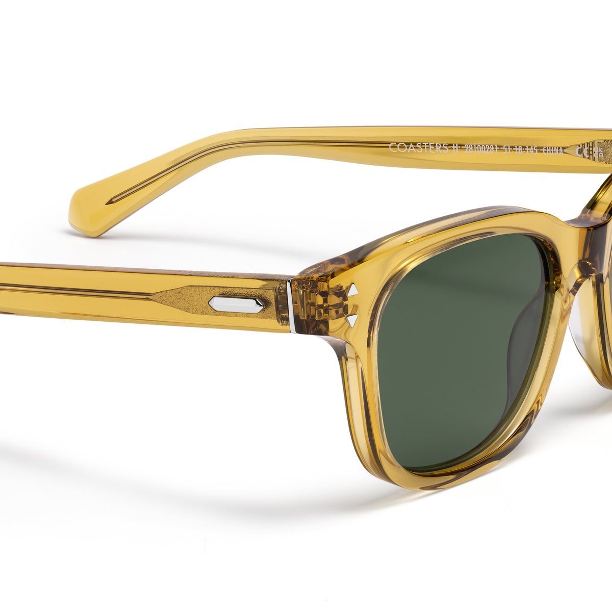 Malibu Round Sunglasses Transparent Honey