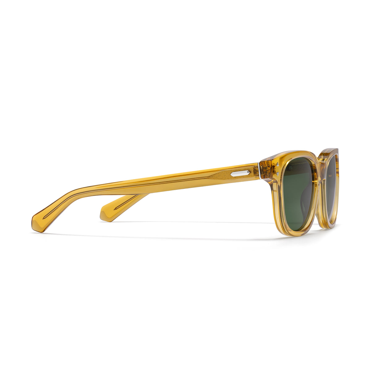 Malibu Round Sunglasses Transparent Honey