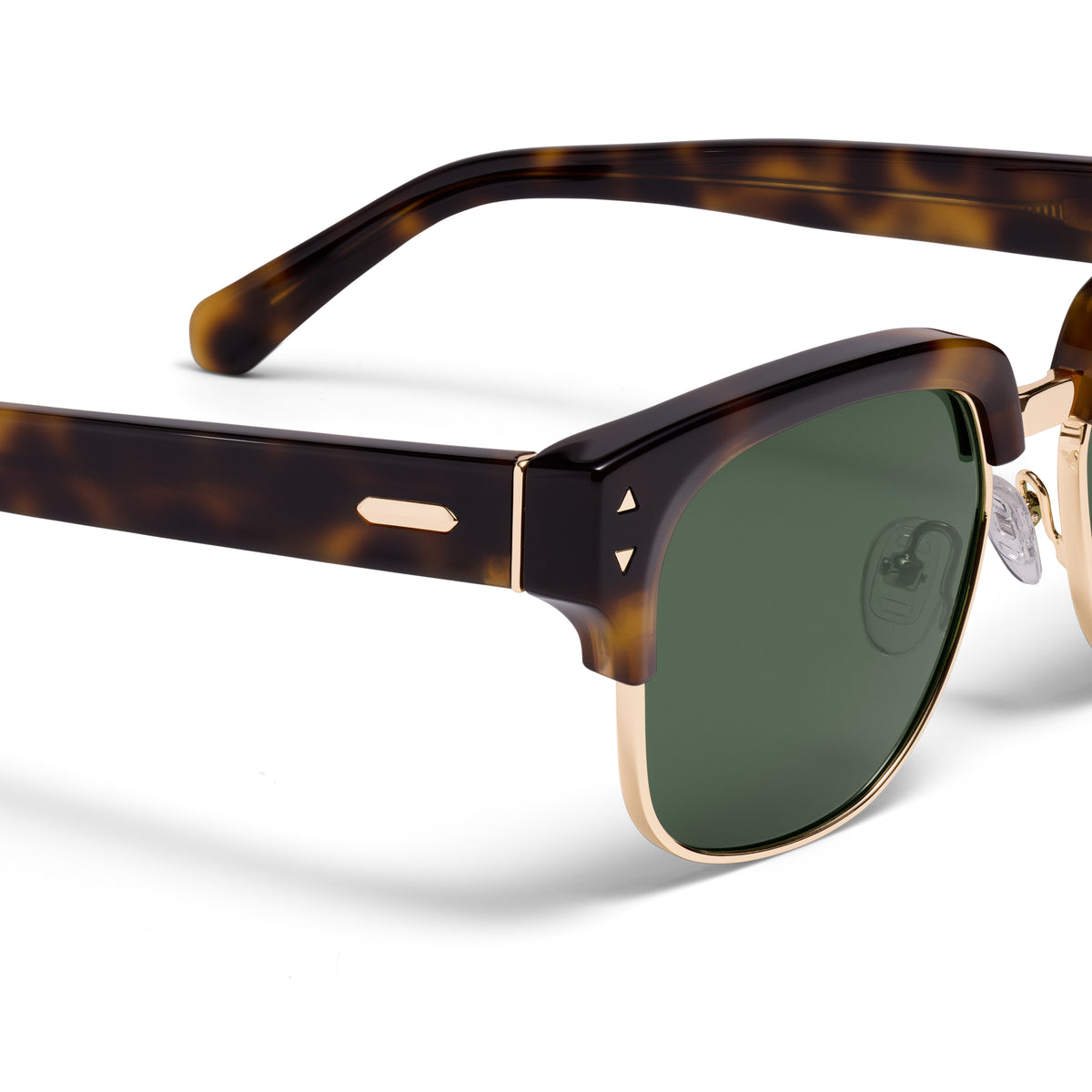 Laguna Square Sunglasses Tortoise + Gold