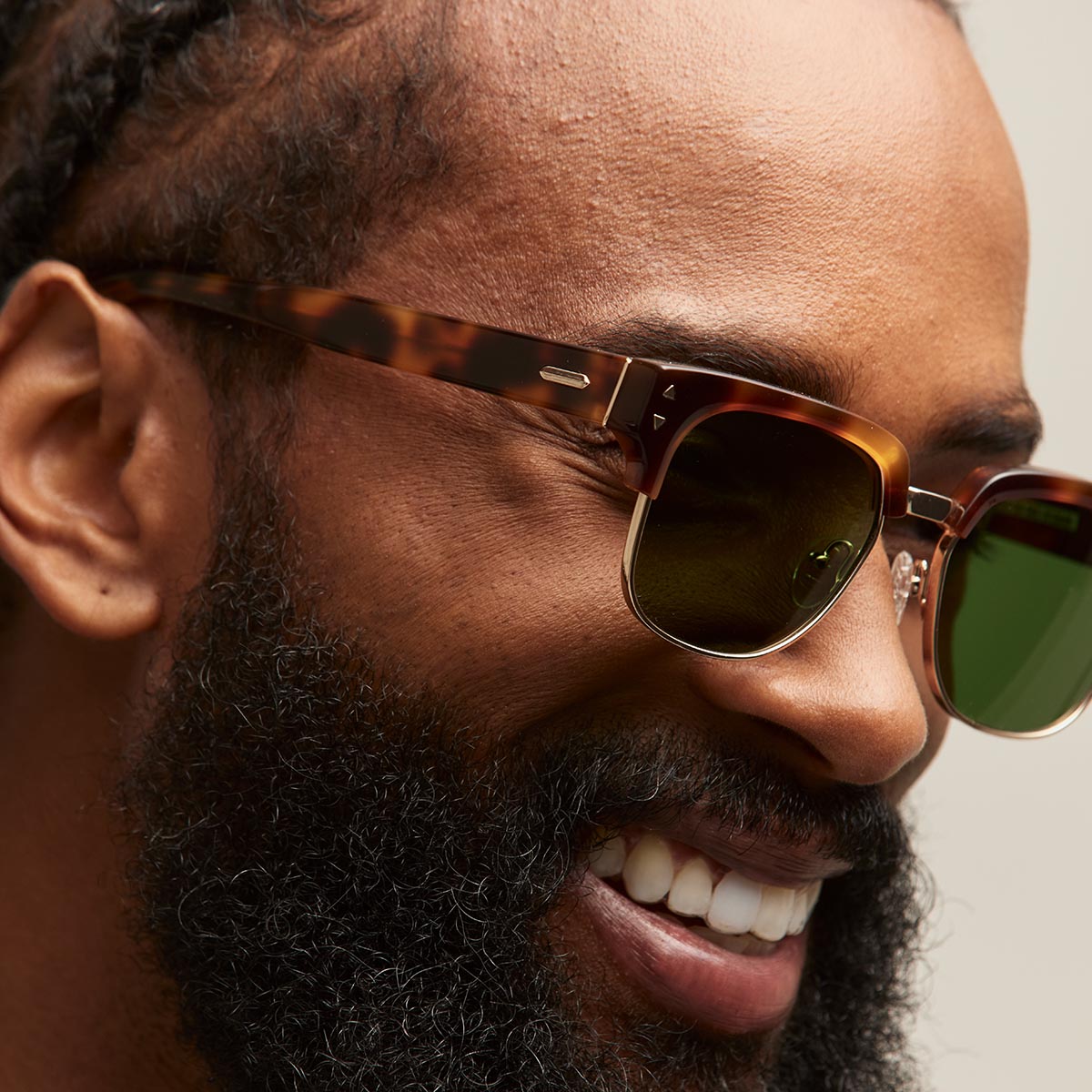 Laguna Square Sunglasses Tortoise + Gold