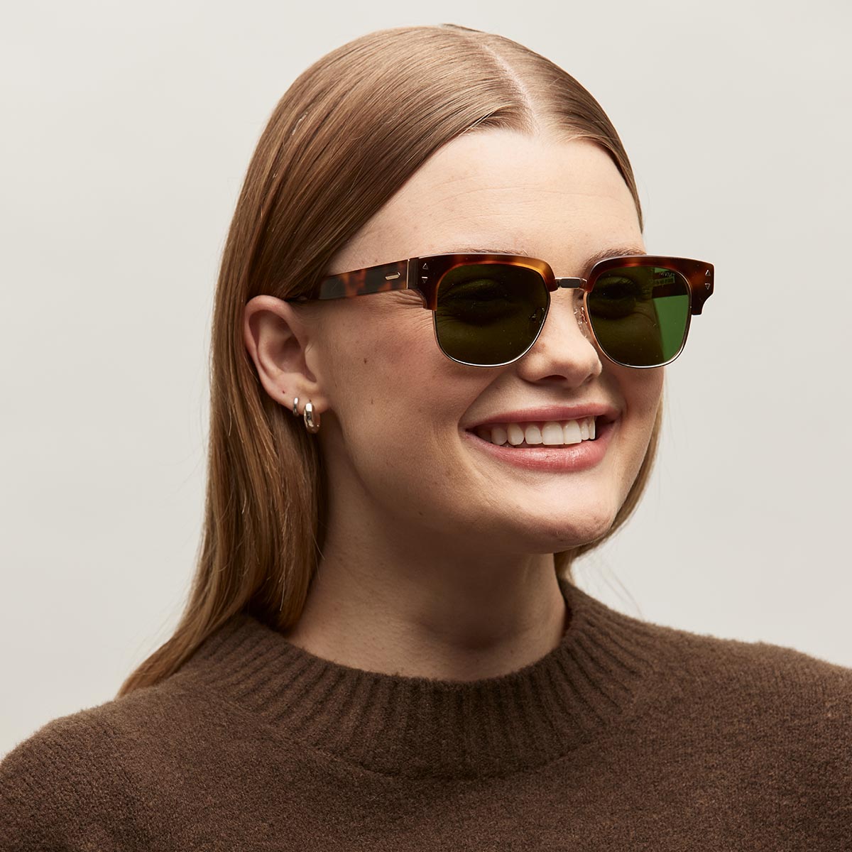 Laguna Square Sunglasses Tortoise + Gold