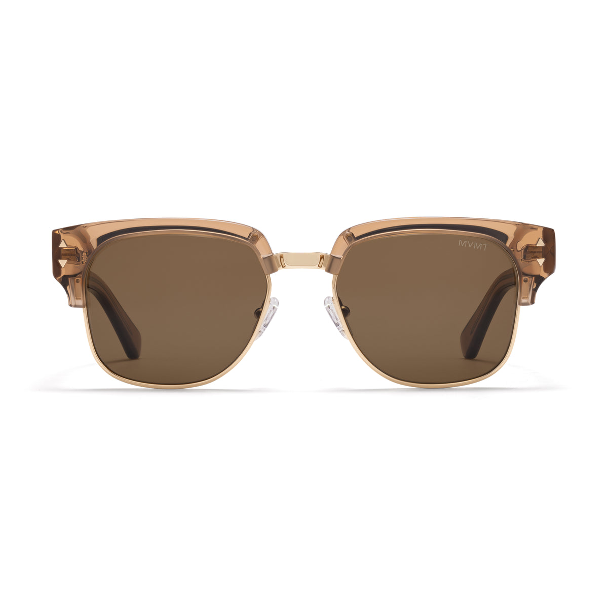Laguna Square Sunglasses Opaque Brown + Gold