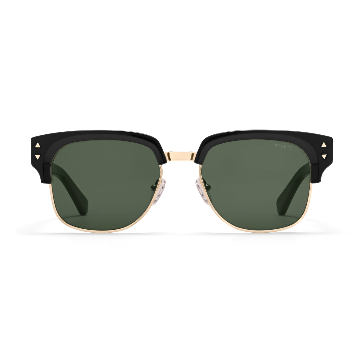 Laguna Square Sunglasses Black + Gold