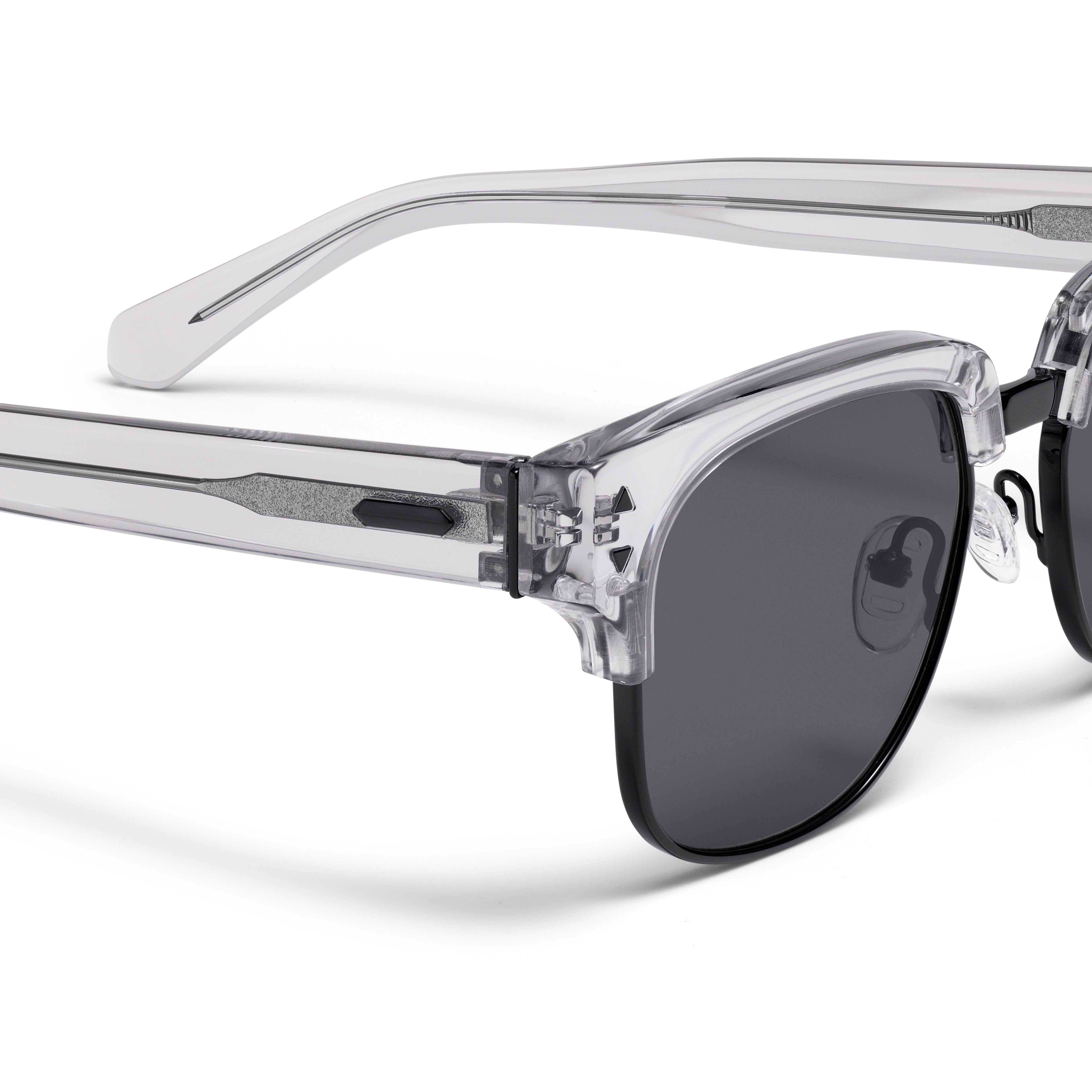 Laguna Sunnies – Square Acetate + Metal Frame | Modern Sunglasses