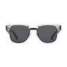 Laguna Square Sunglasses Transparent Grey + Black