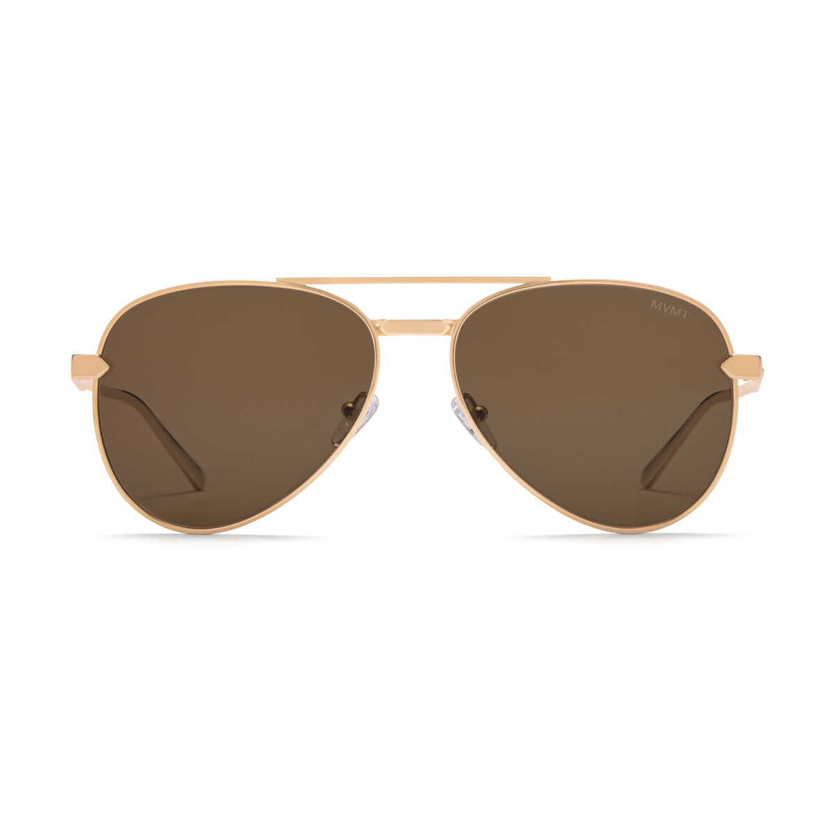 Miramar Aviator Sunglasses Gold Frame Brown Lenses