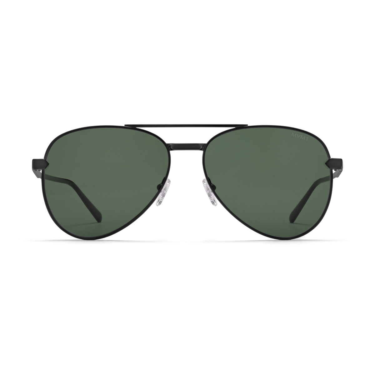 Miramar Aviator Sunglasses Black Frame Grey Lenses