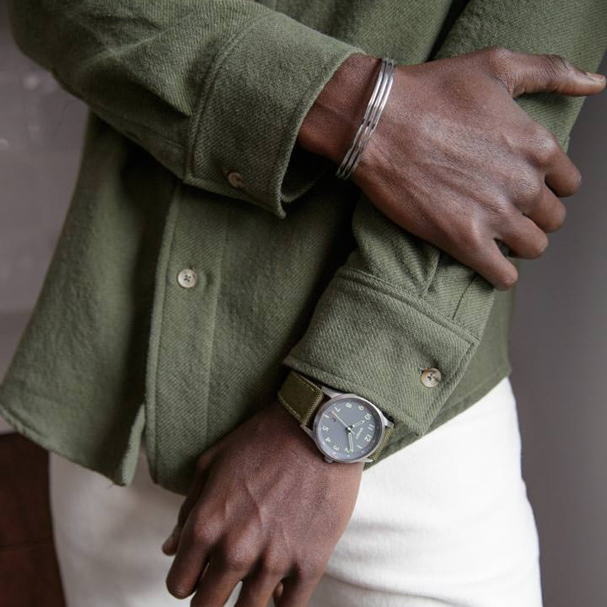 Open Concept Cuff Silver
