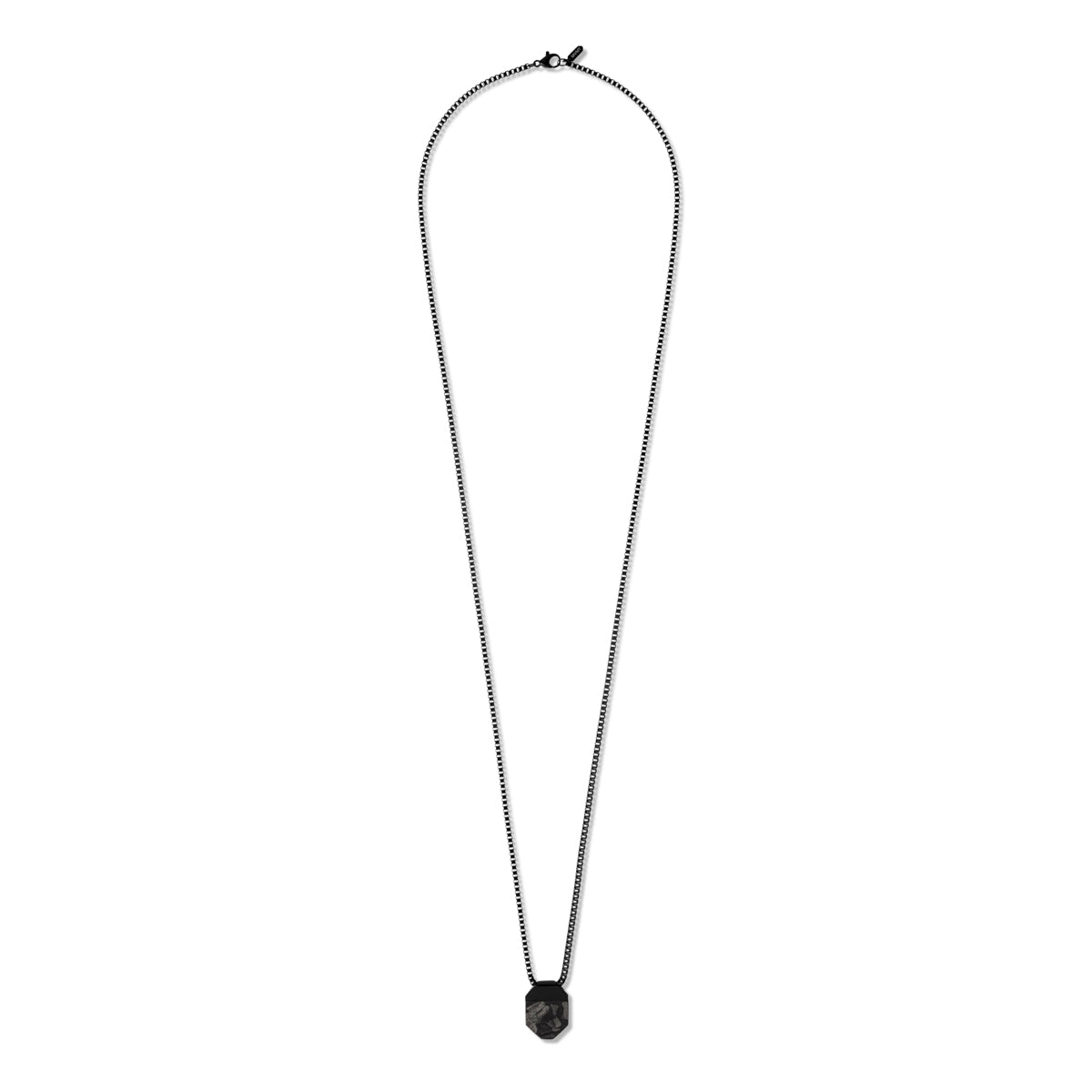 Octo Necklace Black + Black