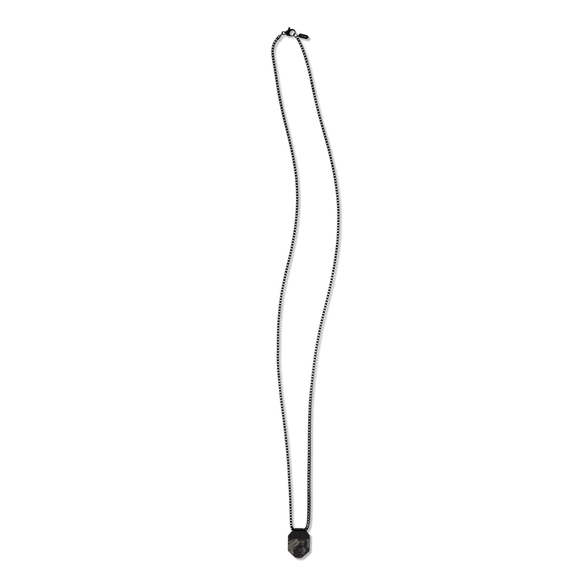 Octo Necklace Black + Black