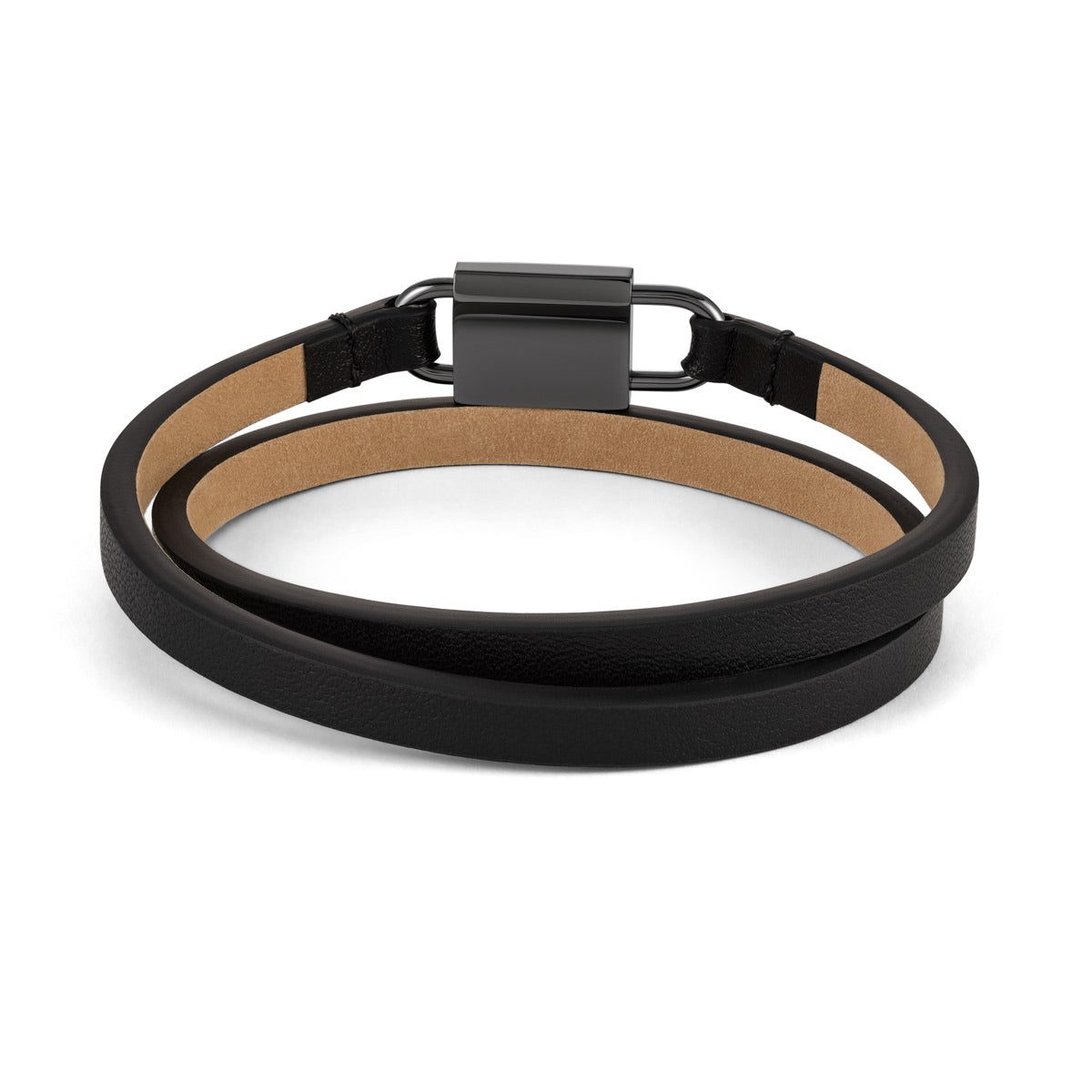 Padlock Bracelet Black