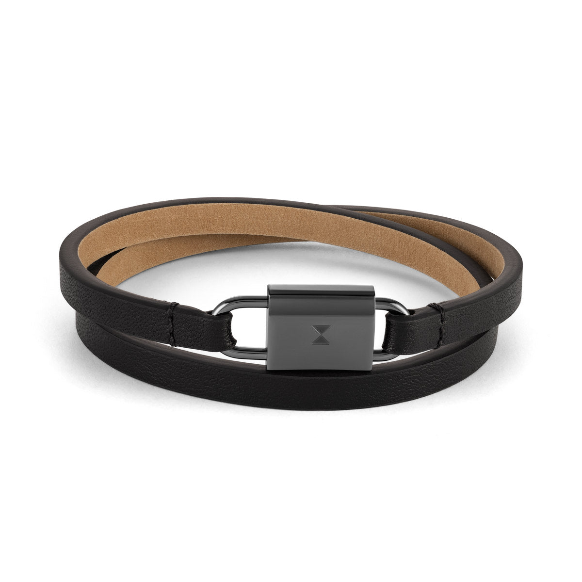 Padlock Bracelet Black
