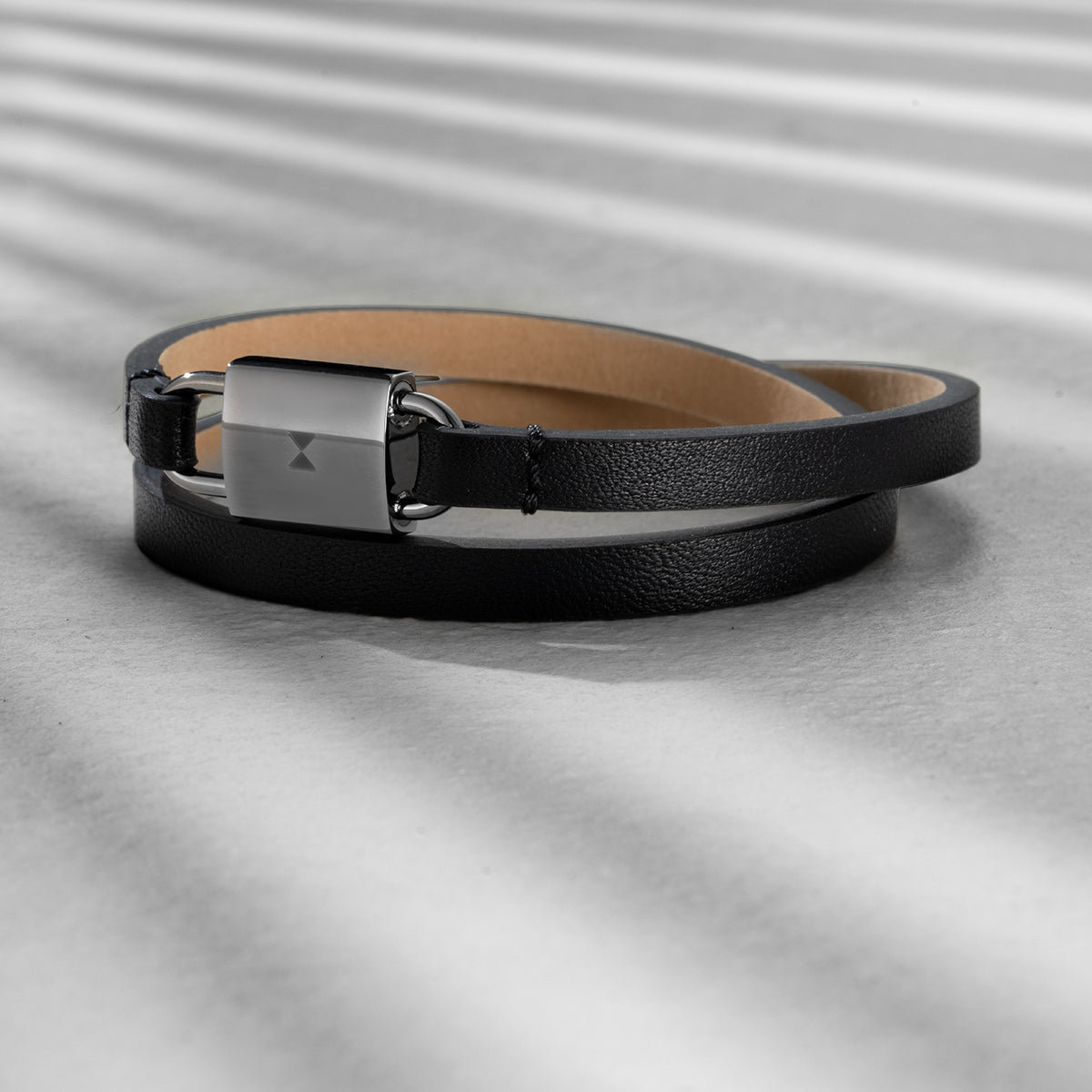 Padlock Bracelet Black