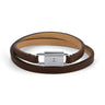 Padlock Bracelet Brown + Gold