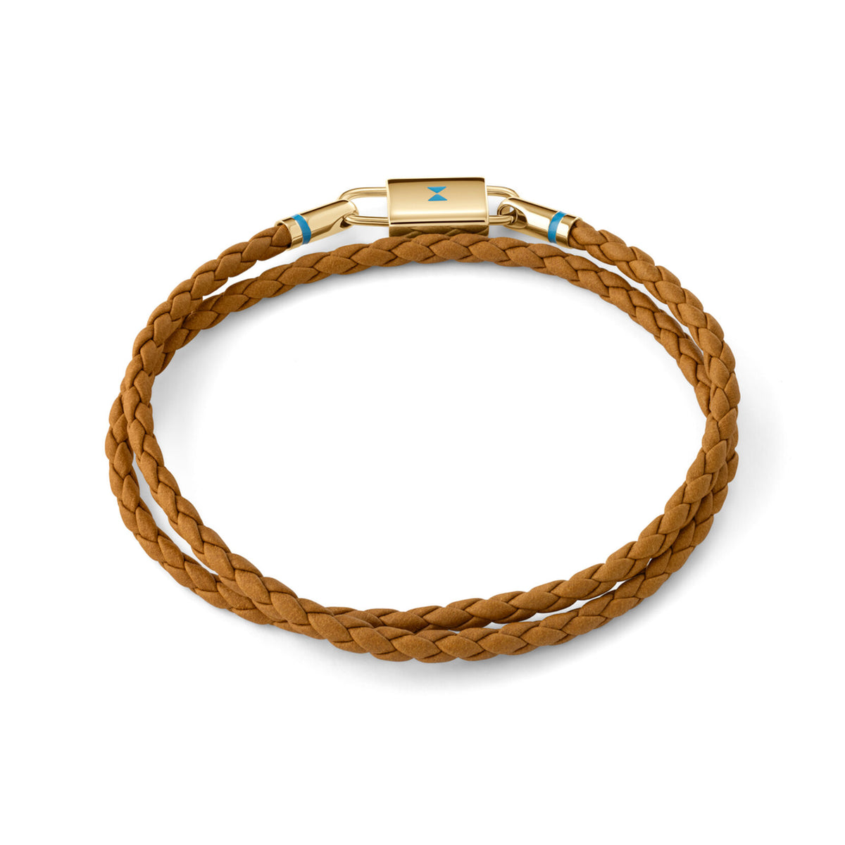Double Braided Leather Bracelet