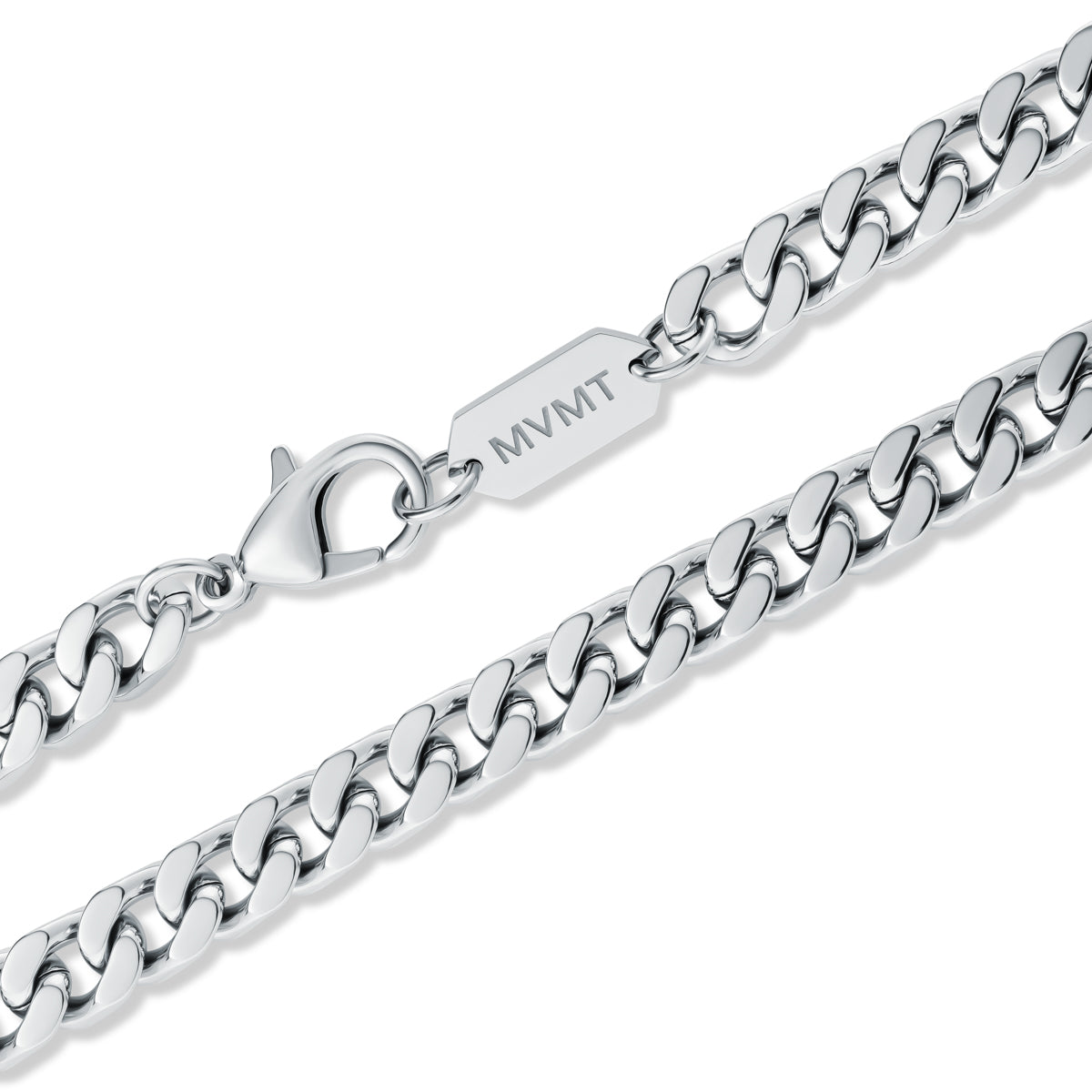 Curb Chain Necklace Silver