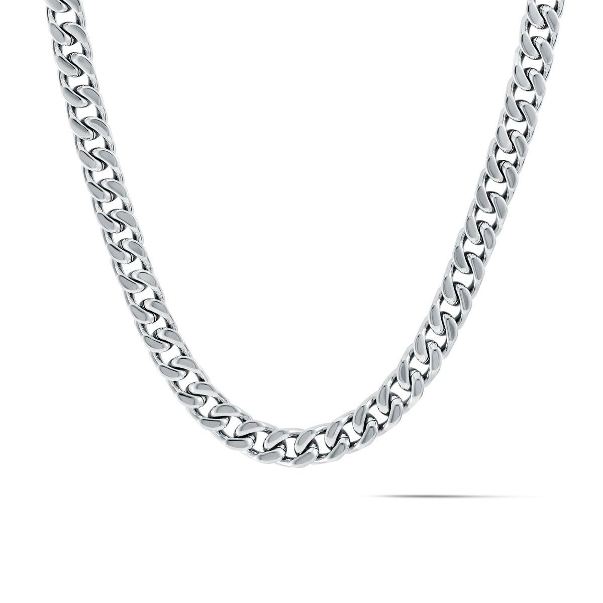 Curb Chain Necklace Silver