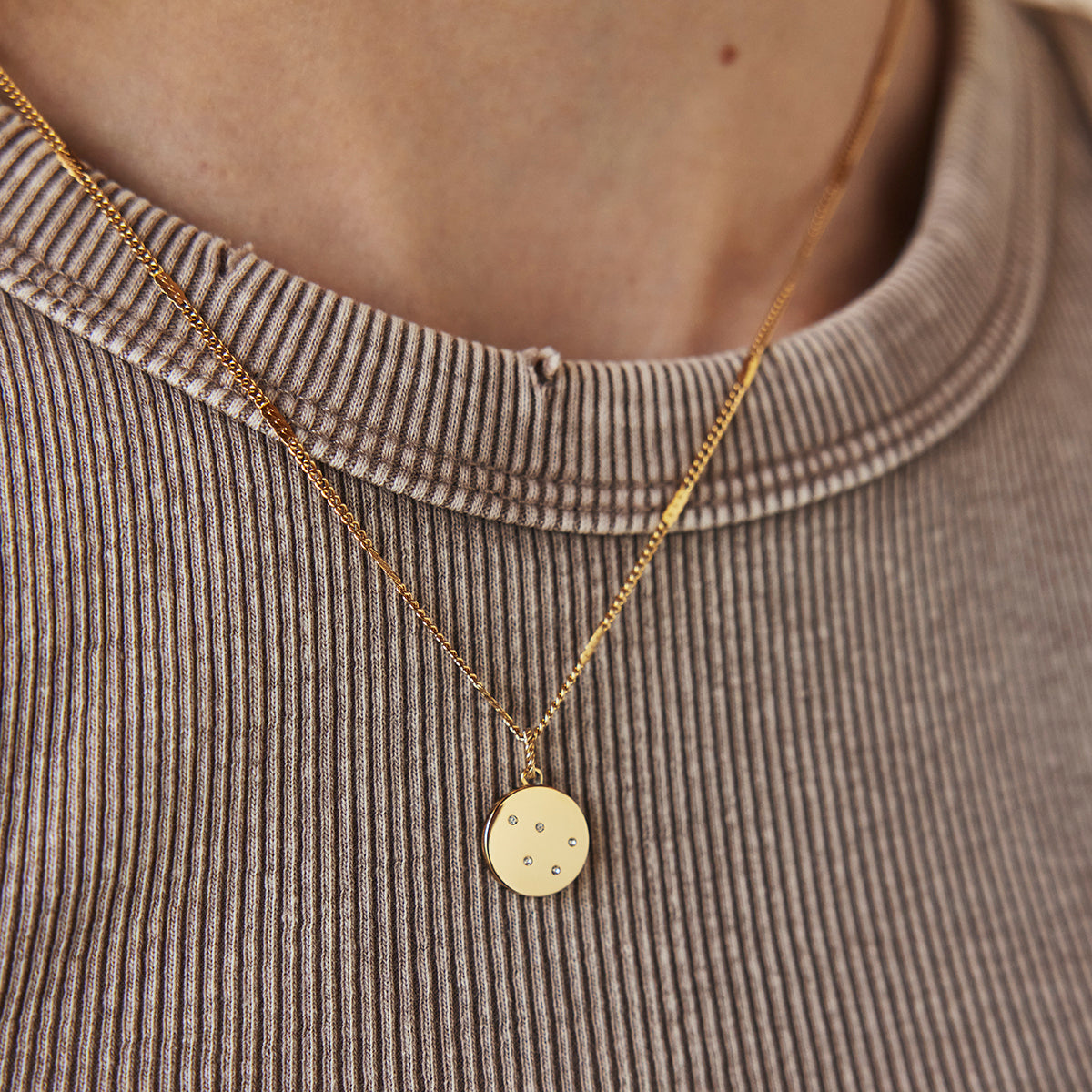 Zodiac Charm Gold - Libra