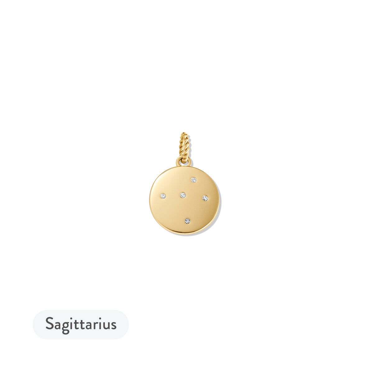 Zodiac Charm Gold - Sagittarius